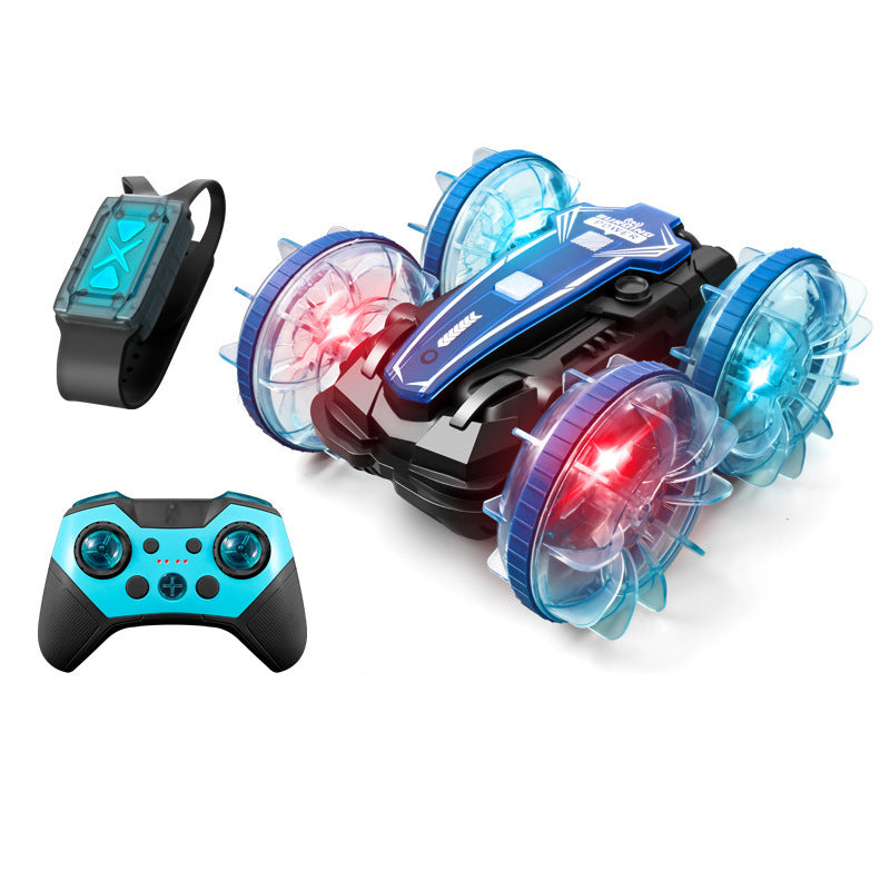 RC Land and Water stunt Car with 2 Remote Controls