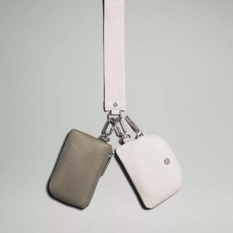 Mini Zip Around Wristlet Wallet for Women