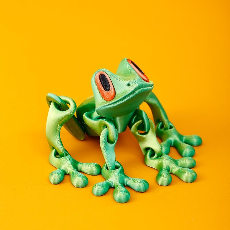 3D Printed Magnetic Frog Toy