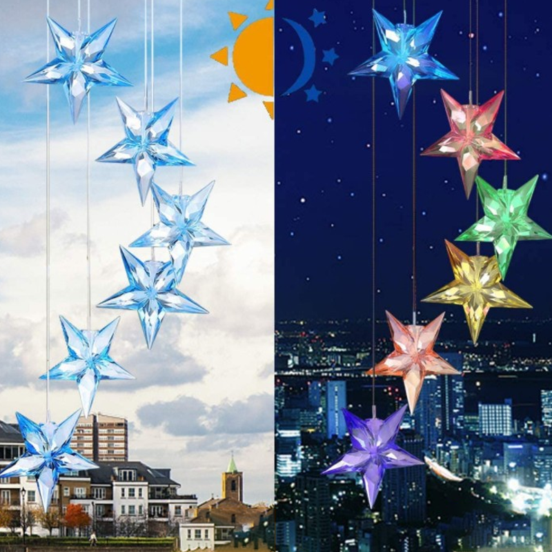 LED Sol Kolibri Vindspel