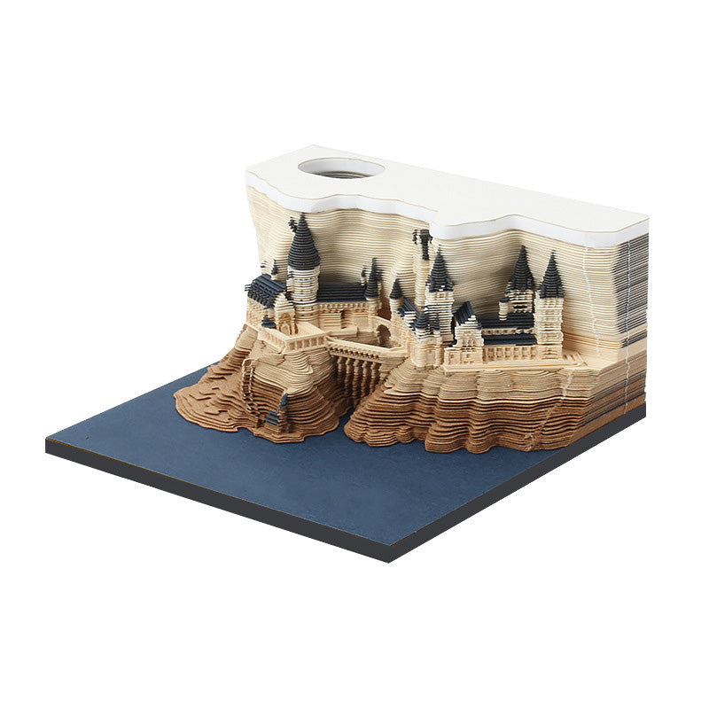 Castle 3D Memo Note Calendar