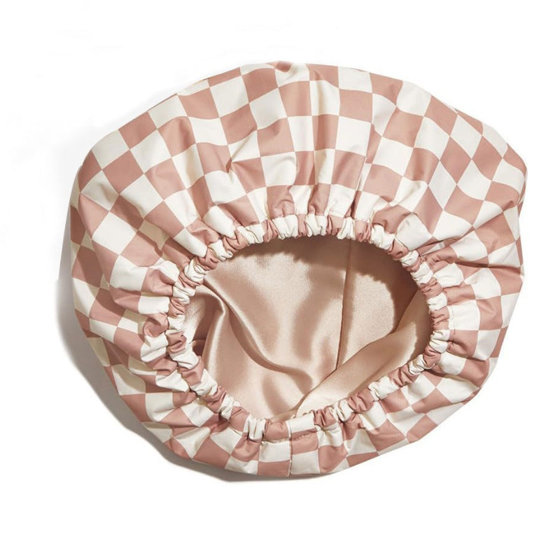 Satin Lined Luxury Shower Cap