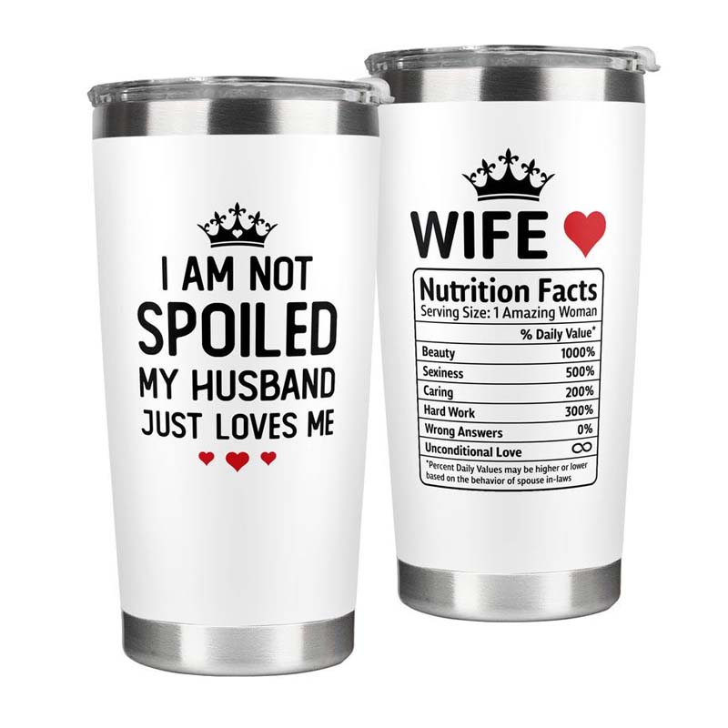 Printed Stainless Steel Coffee Tumbler (20oz)