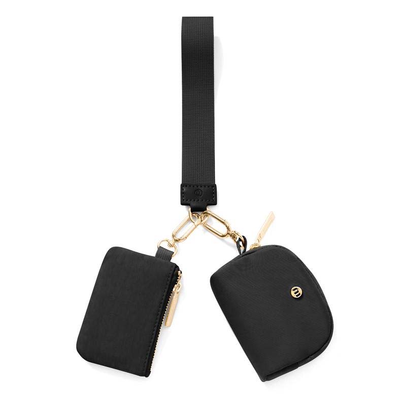 Mini Zip Around Wristlet Wallet for Women