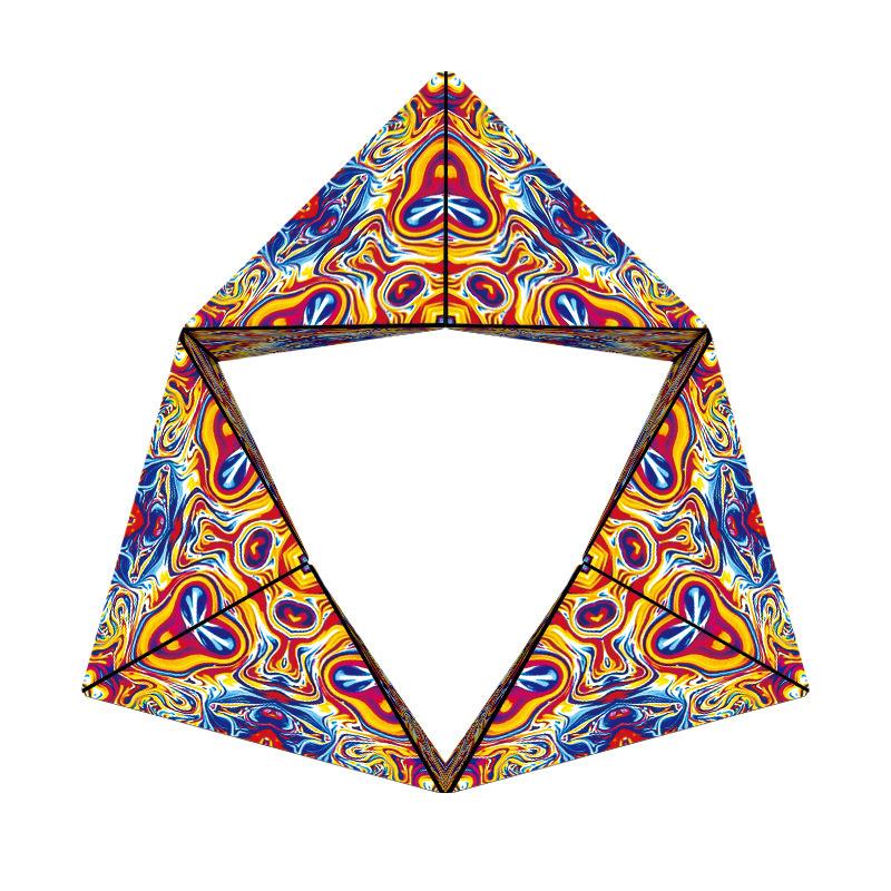 Formskiftande magnetisk magisk kub