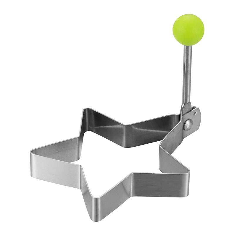 Stekt äggformar i rostfritt stål