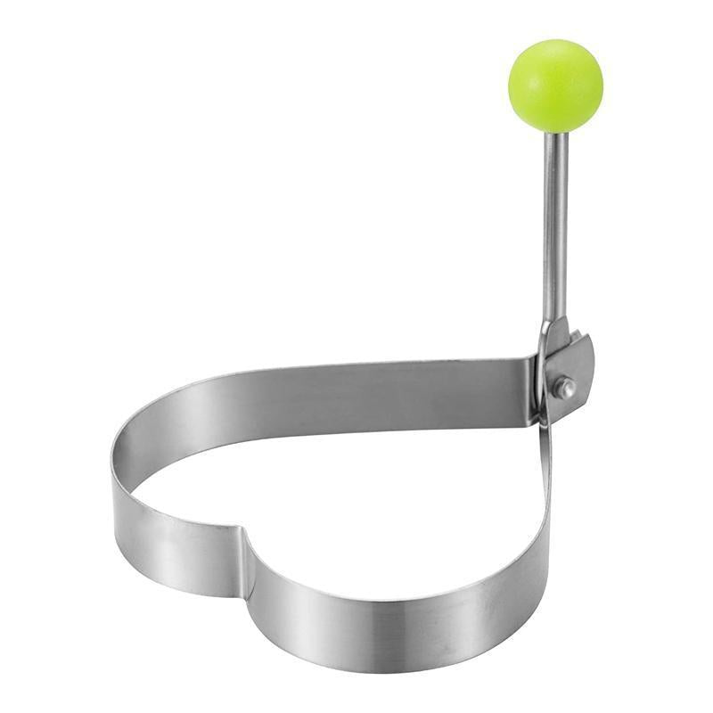 Stekt äggformar i rostfritt stål