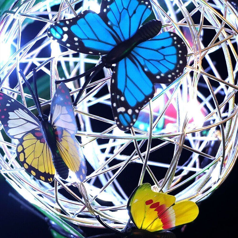 Dekorativt solljus för fjäril