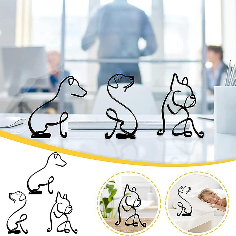 Hund minimalistisk konstskulptur