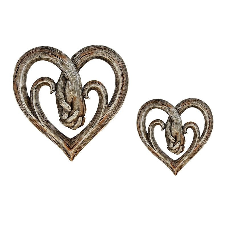 Hjärta håller händerna Väggdekor