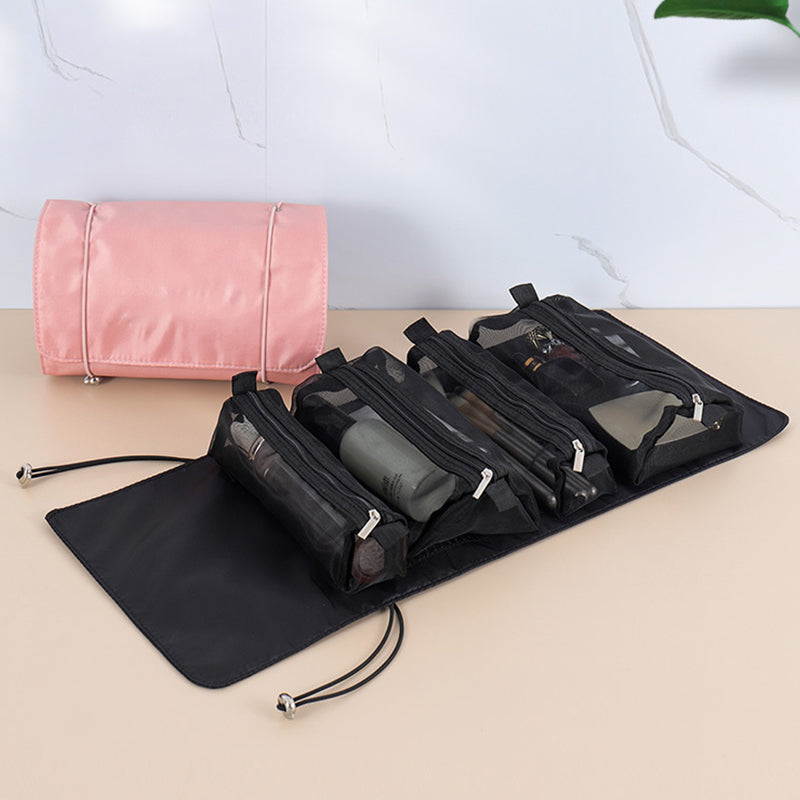 4 st. i 1 bärbar resväska för kosmetika