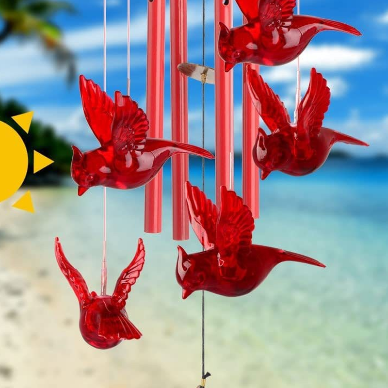 LED Sol Kolibri Vindspel