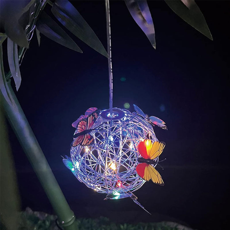 Dekorativt solljus för fjäril