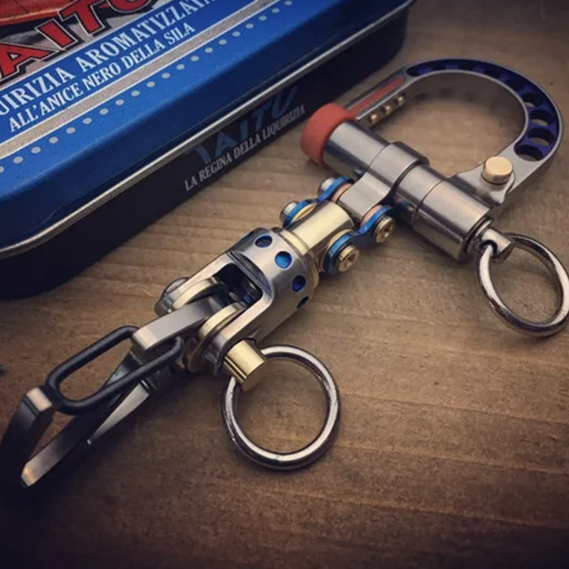 Cyberpunk nyckelring i metall