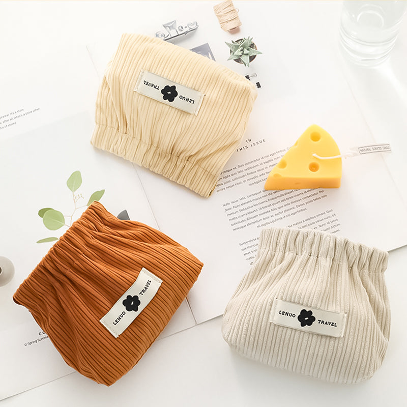 Corduroy Elastisk Hårstrikk-organiserer