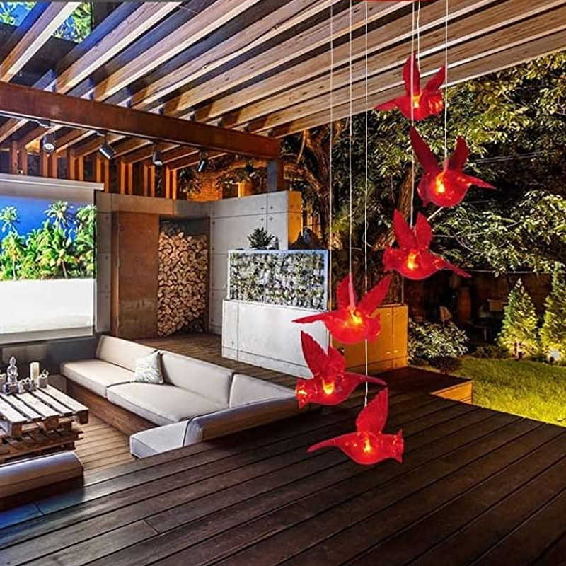 LED Sol Kolibri Vindspel