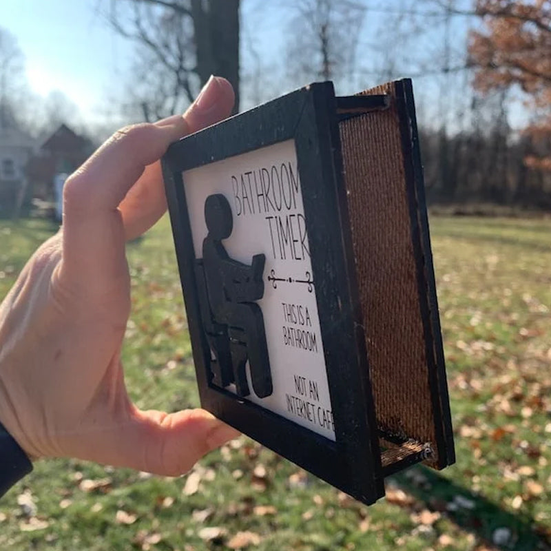 Rolig present till badrumslektioner