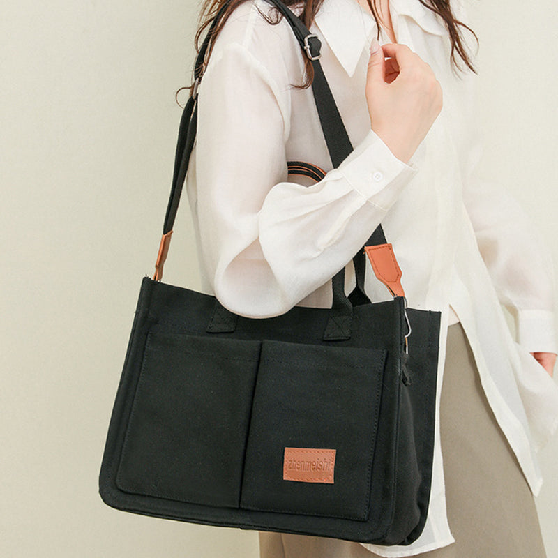 Mode Canvas Crossbody-väska