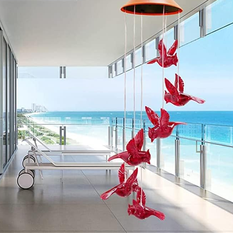 LED Sol Kolibri Vindspel