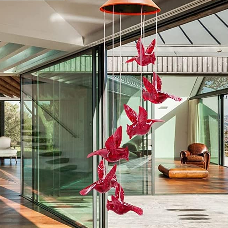 LED Sol Kolibri Vindspel