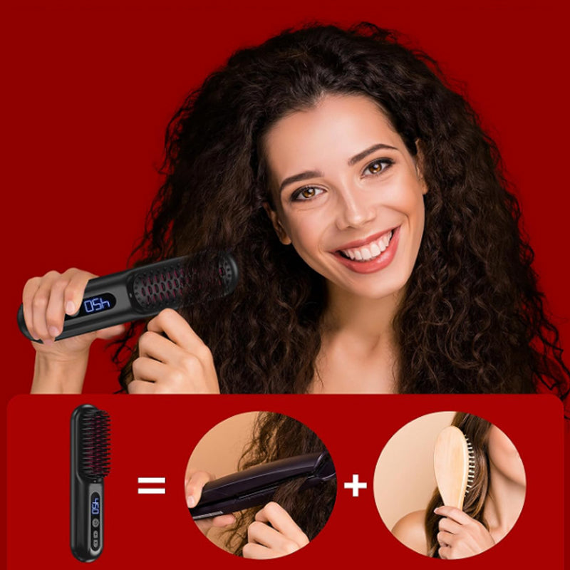 Sladdlös plattångborste