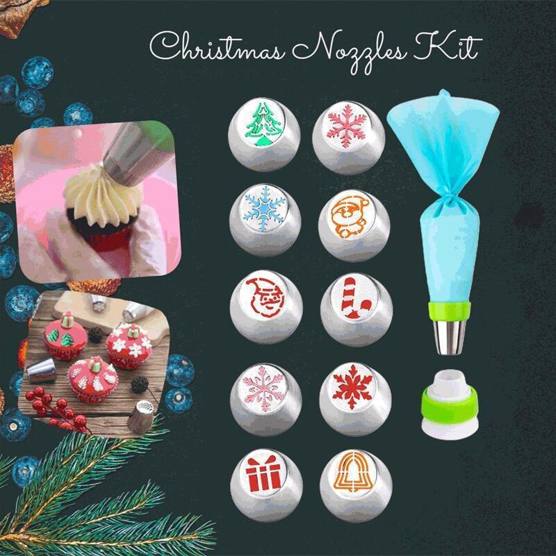 Christmas Nozzle Set (10 PCS)