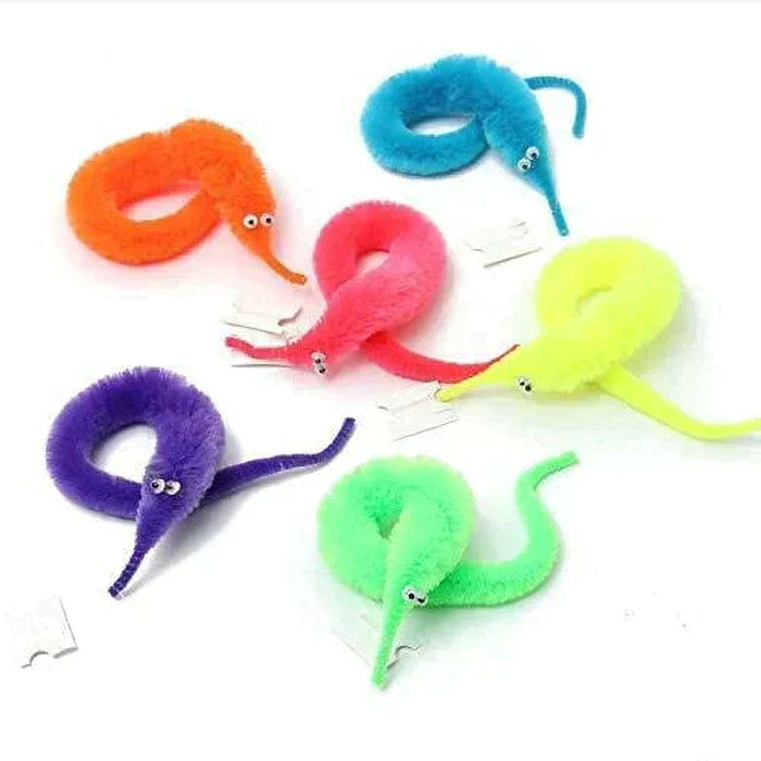 Leksaker för snurrande maskar