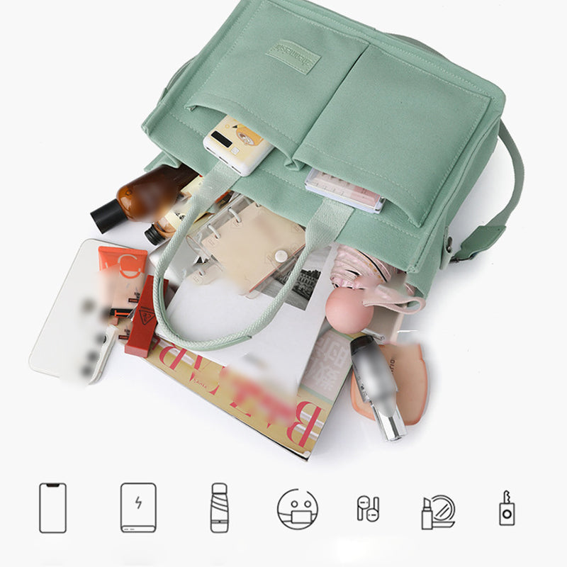 Mode Canvas Crossbody-väska