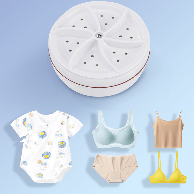 Liten bärbar tvättmaskin för diskbänk