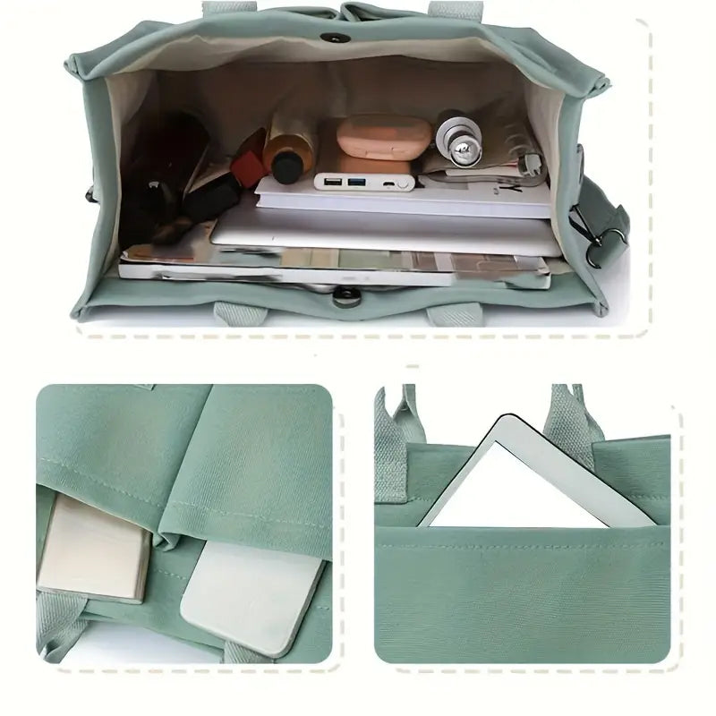 Mode Canvas Crossbody-väska