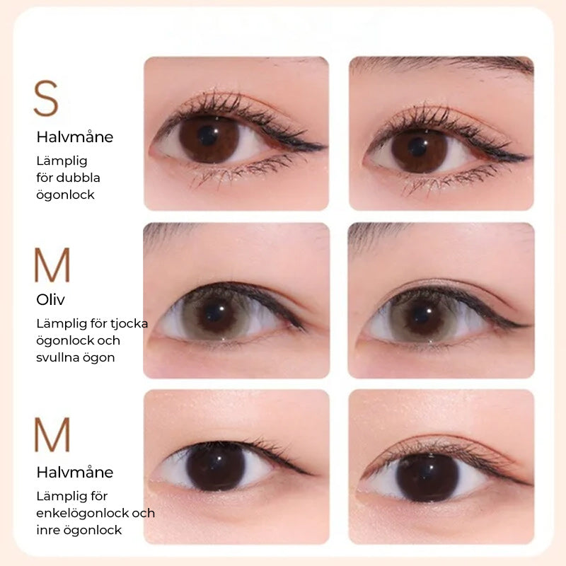 Limfri osynlig dubbel ögonlockssticka