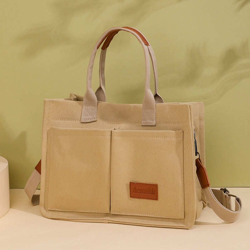 Mode Canvas Crossbody-väska