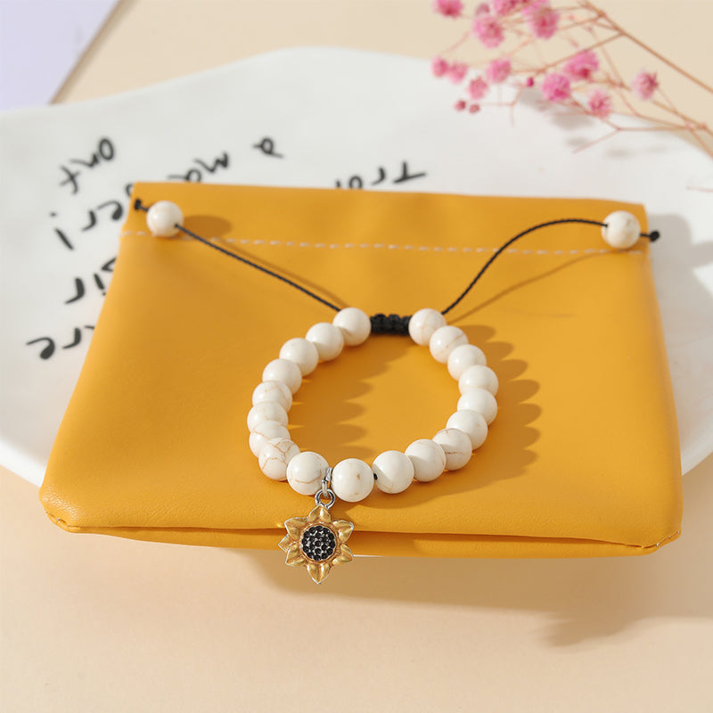 Solros tillbaka till skolan armband