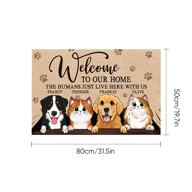 Golvmatta för tecknade filmer