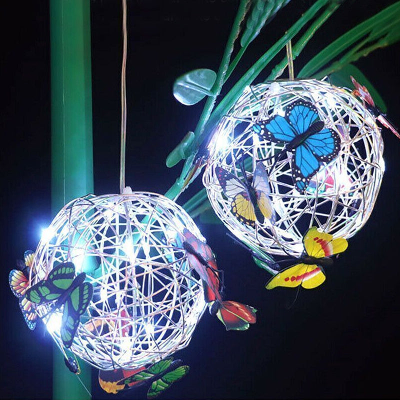 Dekorativt solljus för fjäril