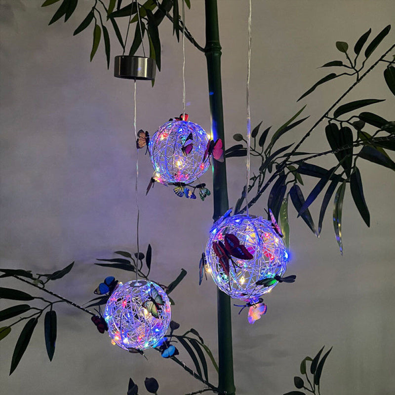 Dekorativt solljus för fjäril