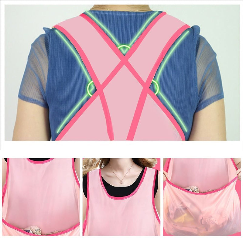 Bärbart torkförkläde för kläder