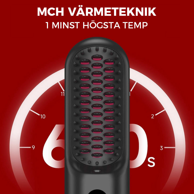 Sladdlös plattångborste