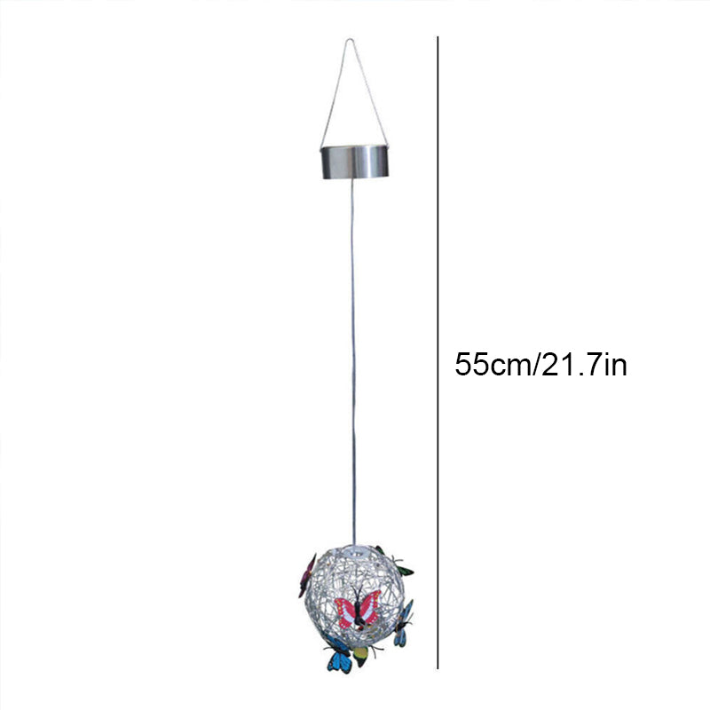 Dekorativt solljus för fjäril