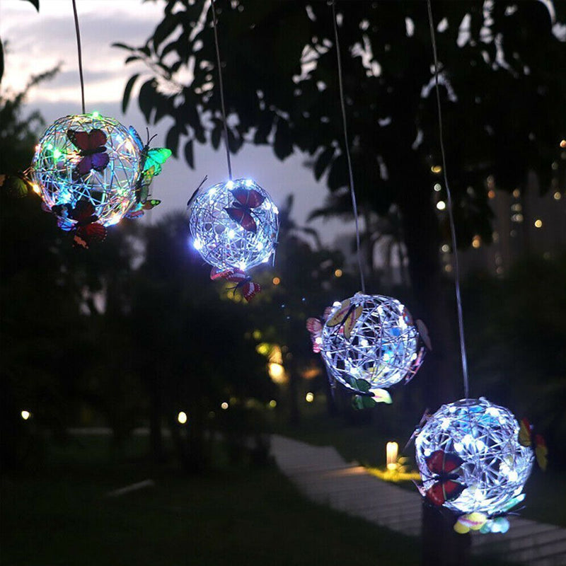 Dekorativt solljus för fjäril