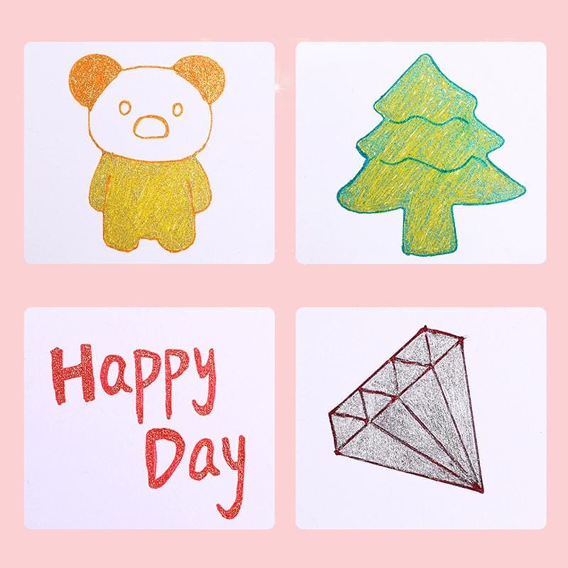 Gel Pennor för färgläggningsböcker för vuxna