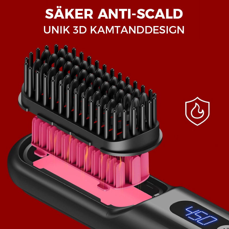 Sladdlös plattångborste