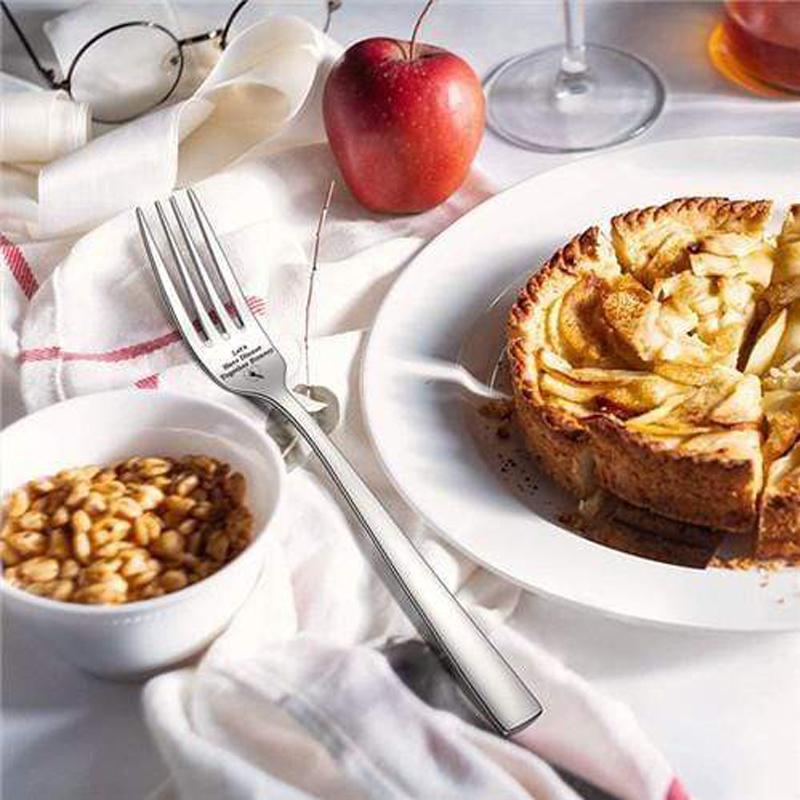 Graverad gaffelgåva