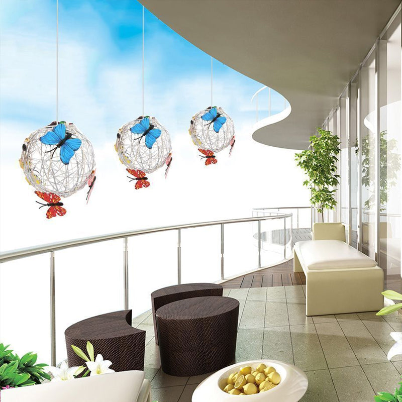 Dekorativt solljus för fjäril