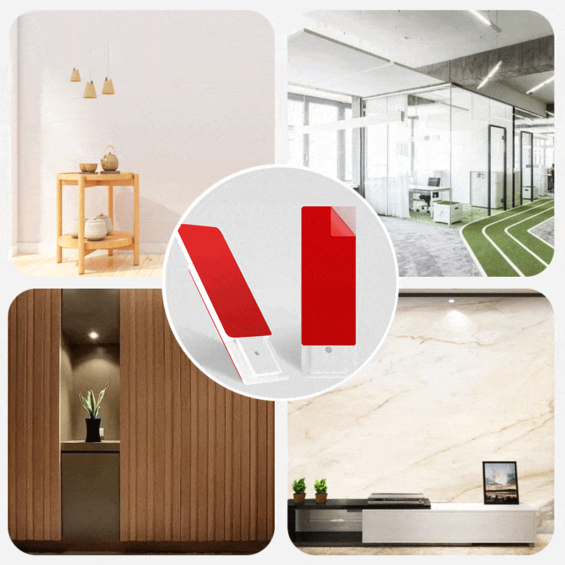 Självhäftande stansfri sockelhållare