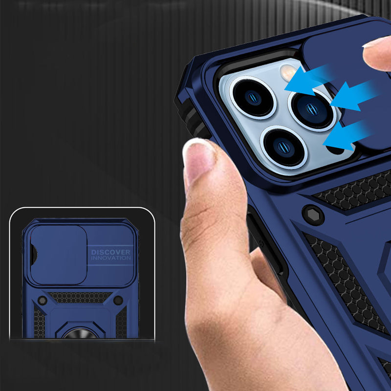 Magnetisk bilfinger Ring 3-i-1-telefonväska