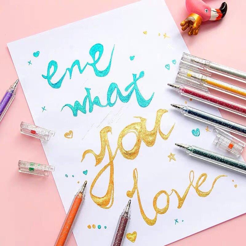 Gel Pennor för färgläggningsböcker för vuxna