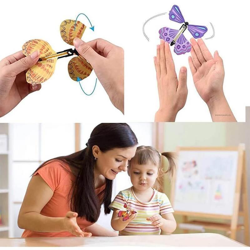 Magiska flygande fjärilar