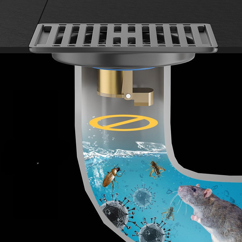 Envägs avlastningsventil golvbrunn för badrum