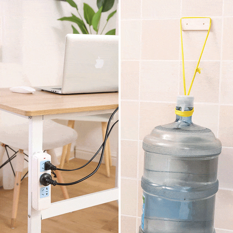 Självhäftande stansfri sockelhållare